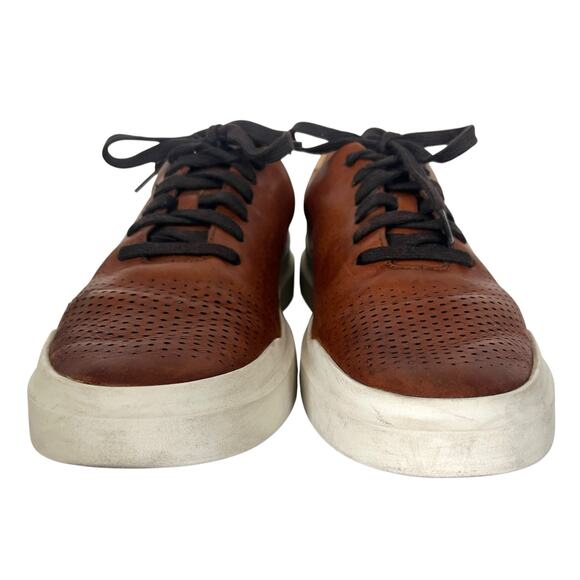 Cole Haan Grand Pro Rally Laser Cut Leather Tan Brown Sneakers Size 10.5 C31218 main image 11